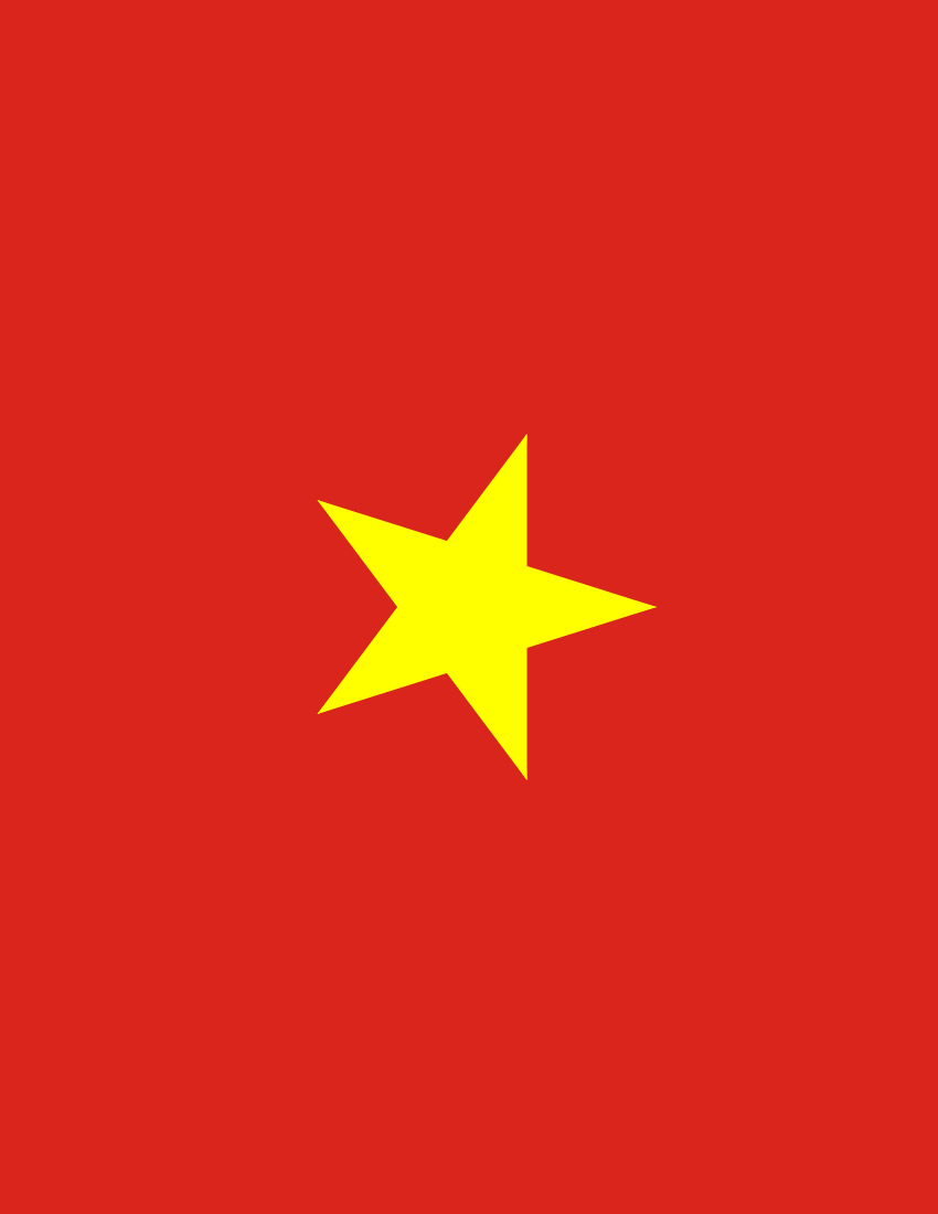 vietnam flag full page