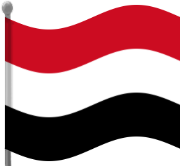 yemen flag waving