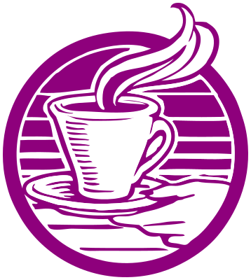coffee icon purple