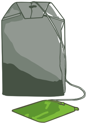 teabag green clipart
