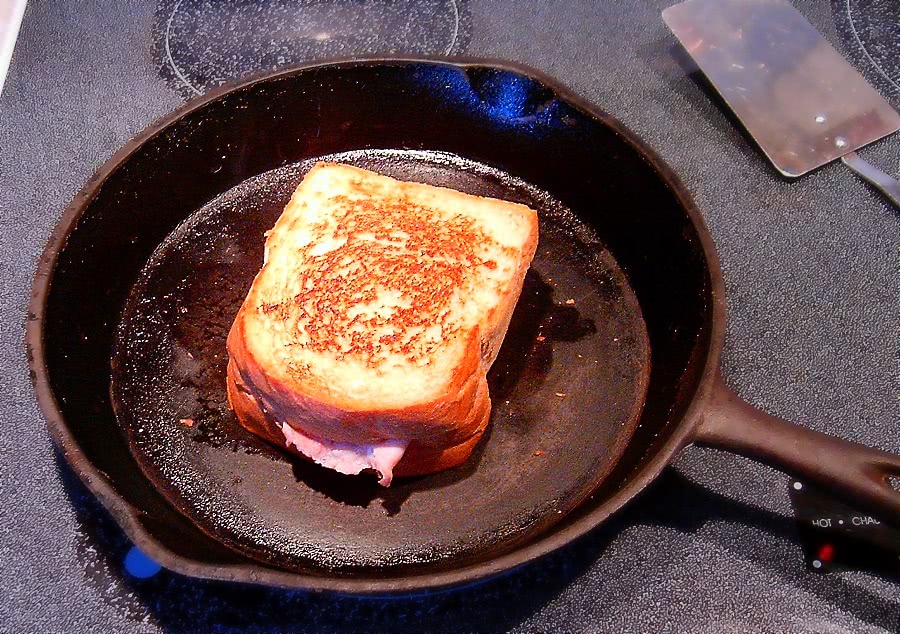 Grilled ham and cheese