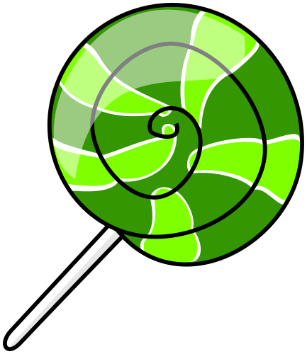 lollipop striped green