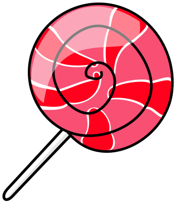 lollipop striped red