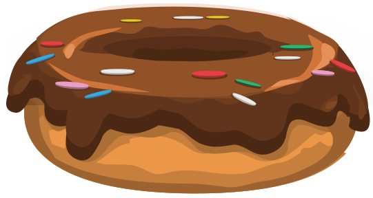 chocolate glazed doughnut