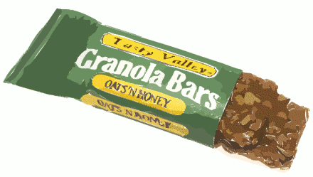 granola bar graphic