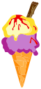 ice cream cone custom