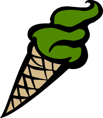 soft ice cream pistachio