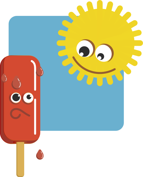 Popsicle and sun