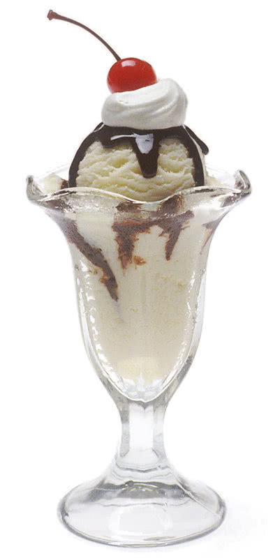 ice cream sundae large