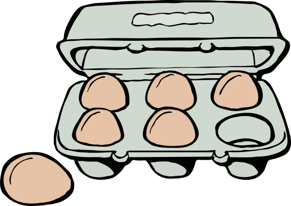carton brown eggs