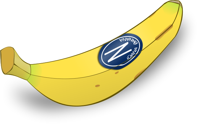 shiny banana