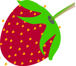 strawberry bold simple