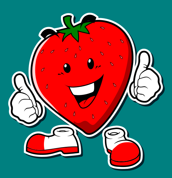 strawberry mascot
