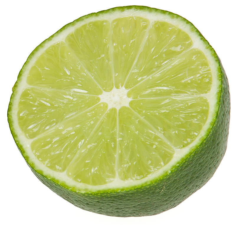 lime sliced