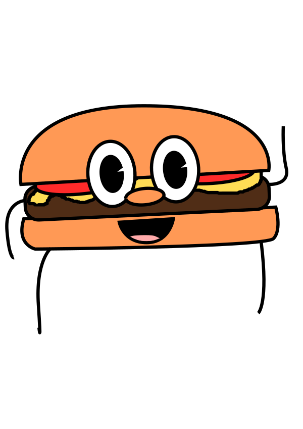 hamburger talking