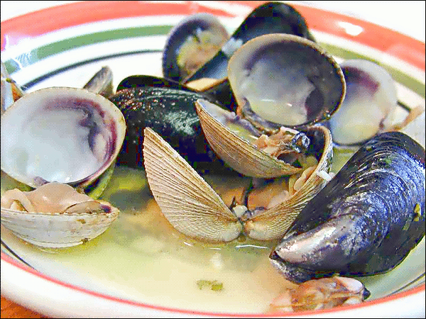 clams and mussles