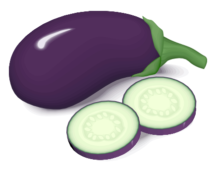 eggplant sliced