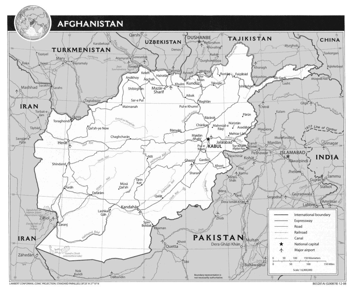 Afghanistan political 2008