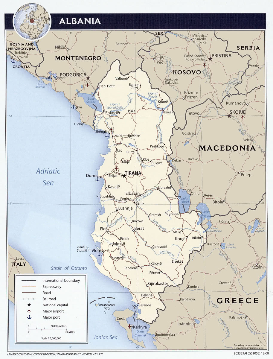 Albania political 2008