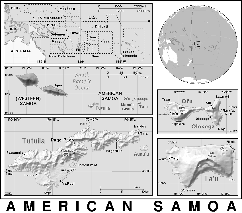 American Samoa BW