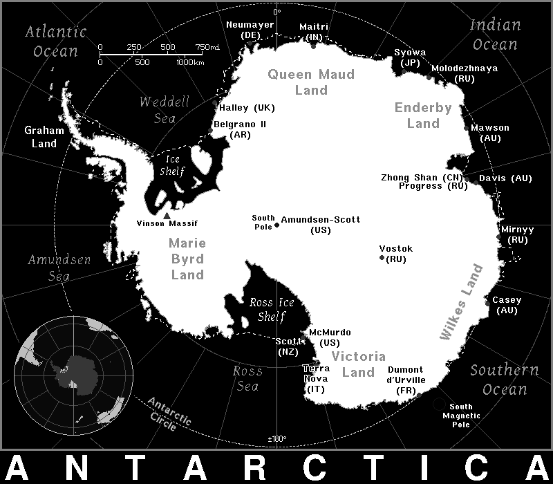 Antarctica dark