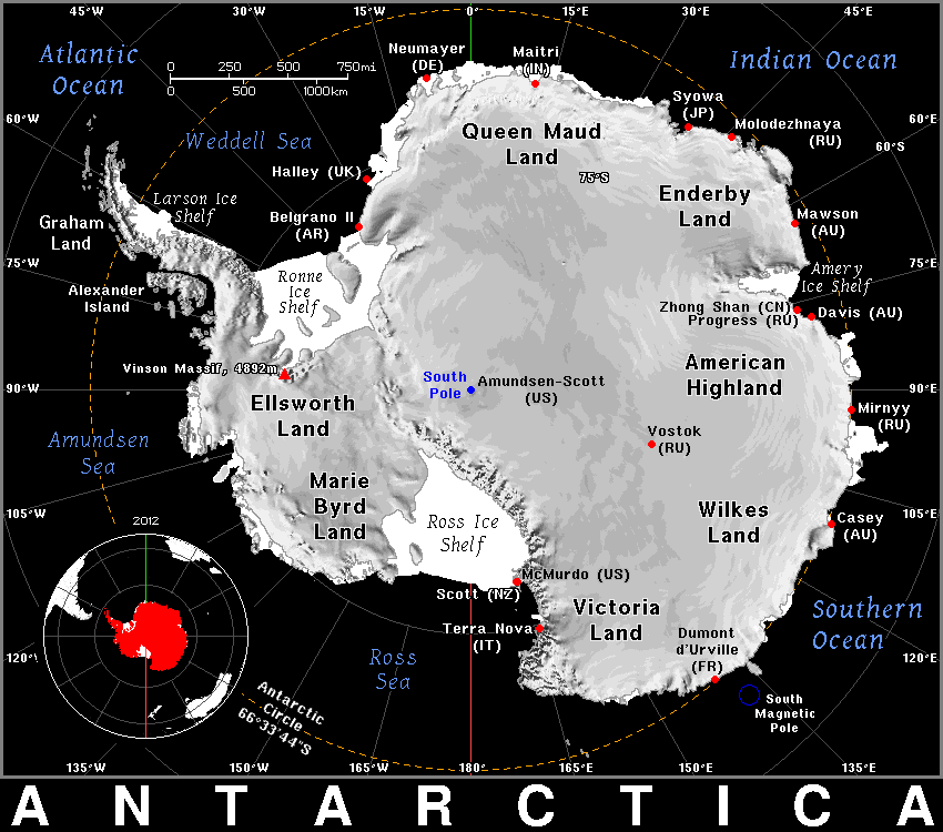 Antarctica detailed dark