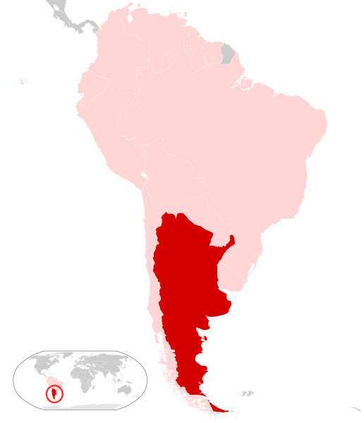 Argentina location map
