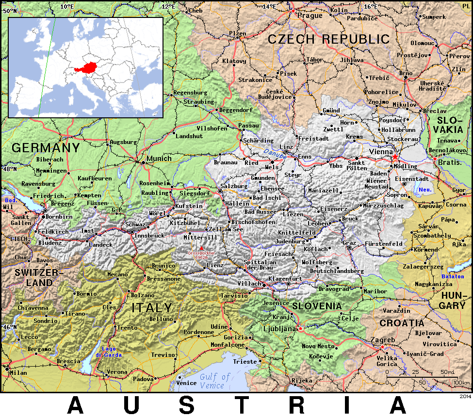 Austria detailed 2