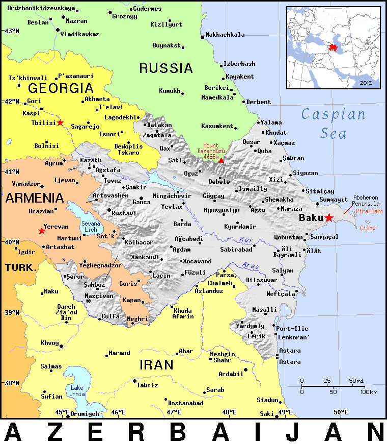 Azerbaijan detailed