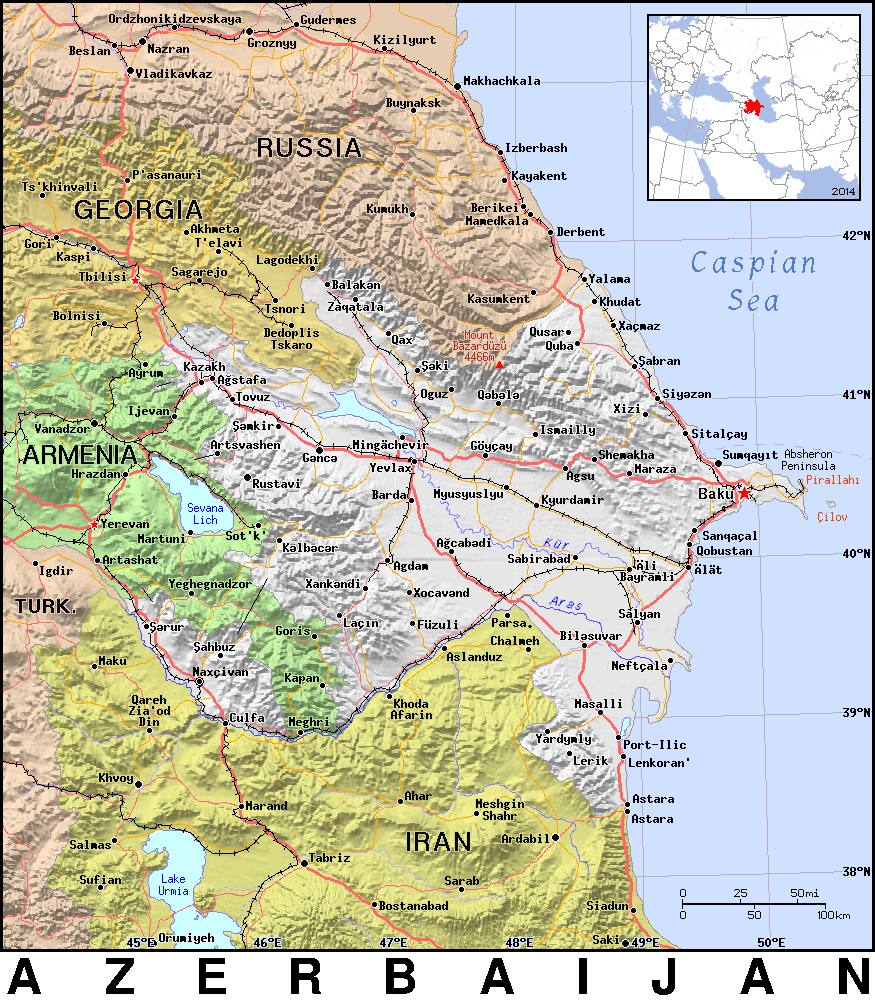 Azerbaijan detailed 2