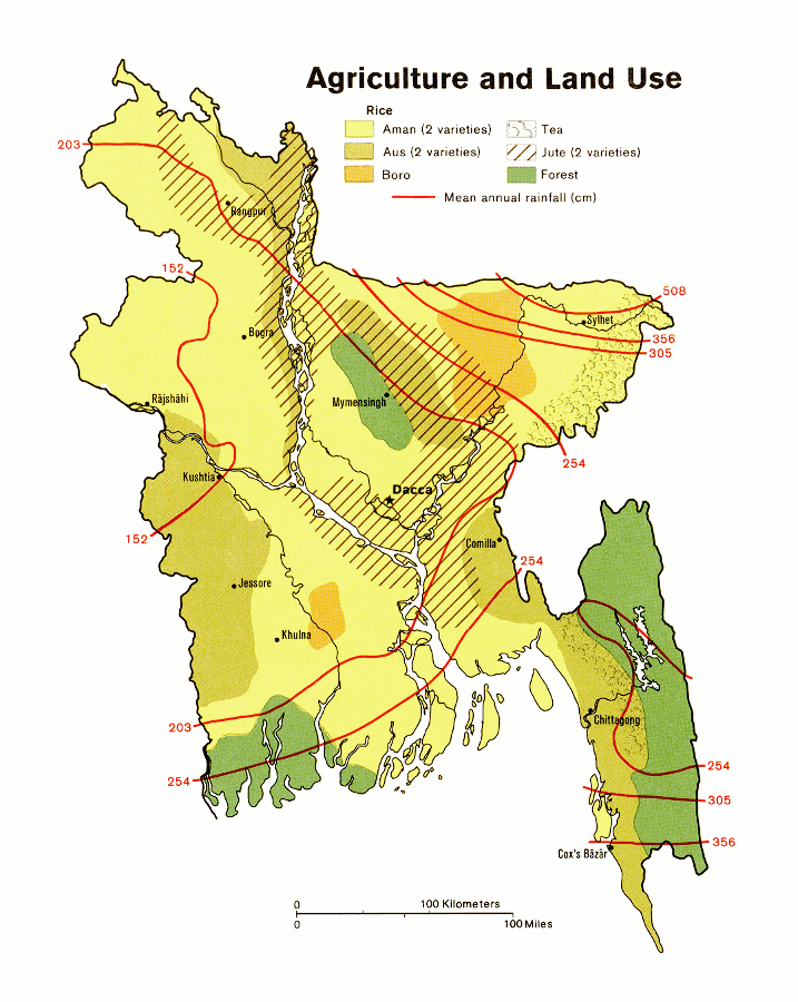 Bangladesh land use 1979