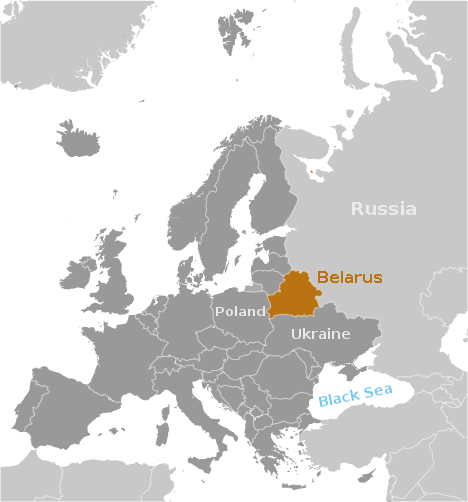 Belarus location label