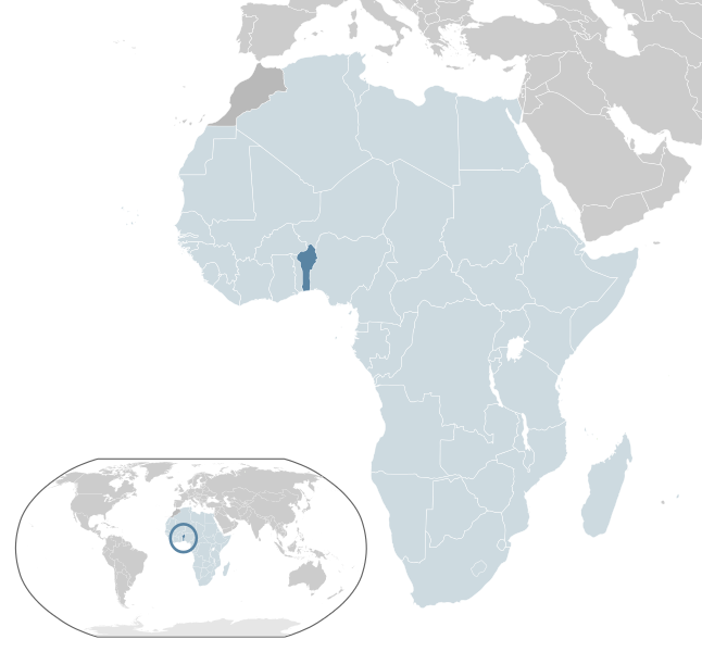 Benin location map