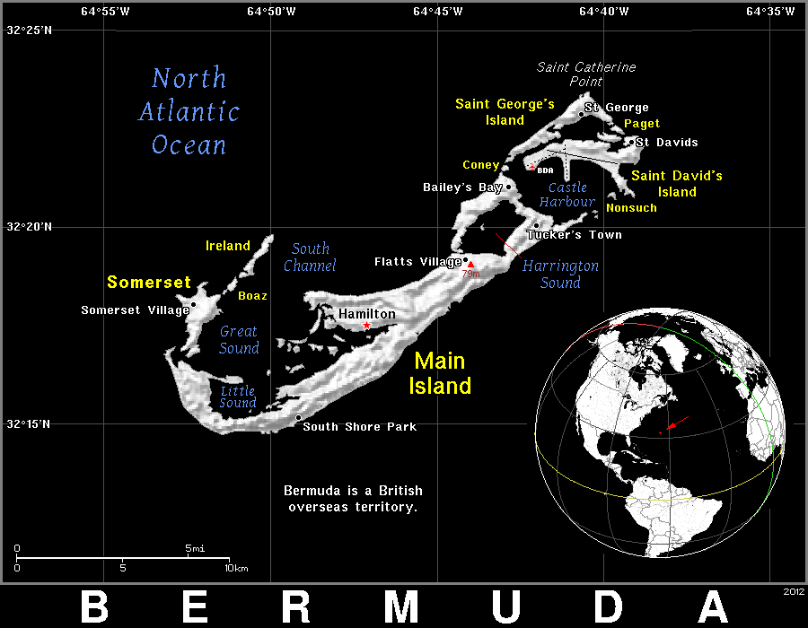 Bermuda detailed dark