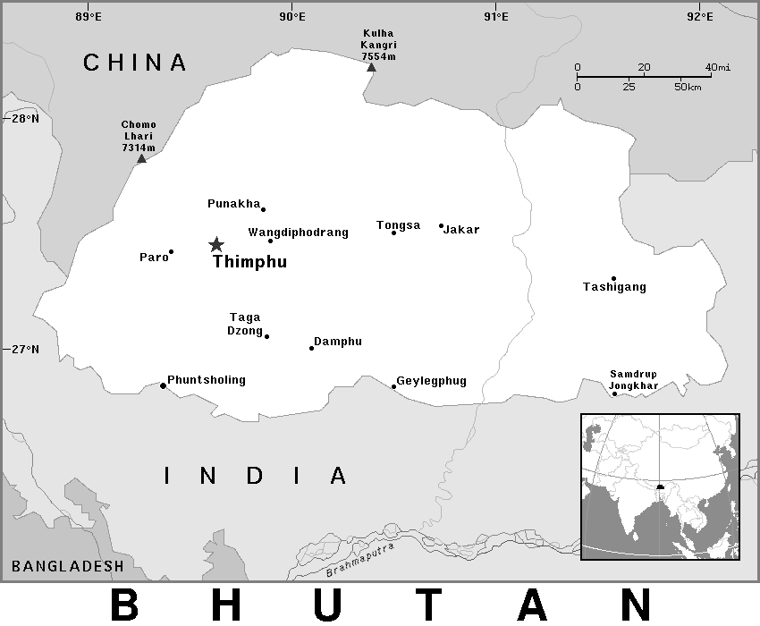 Bhutan BW