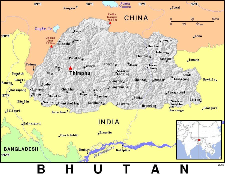 Bhutan detailed