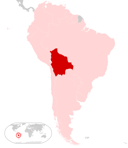 Bolivia location map