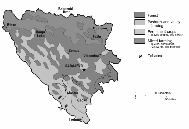 Bosnia land use