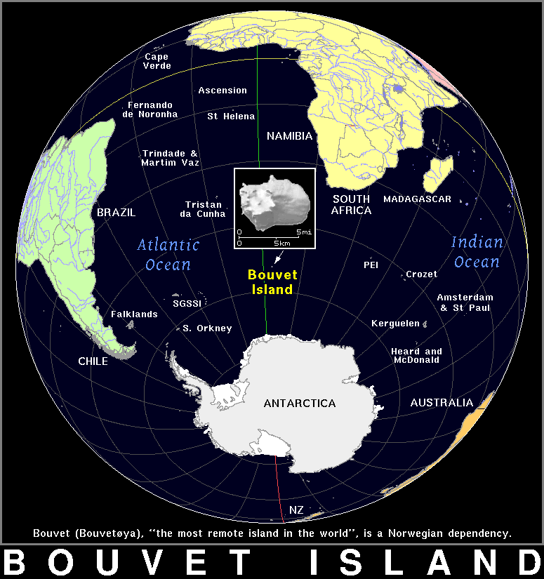 Bouvet Island detailed dark