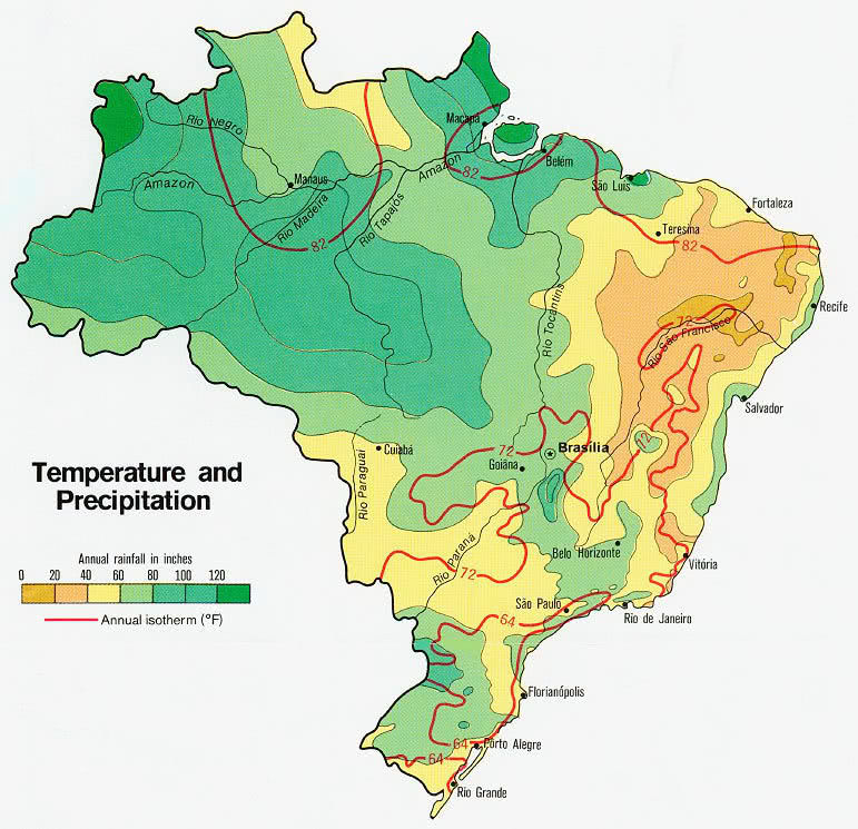 Brazil rainfall
