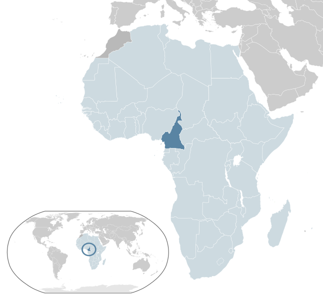 Cameroon location map