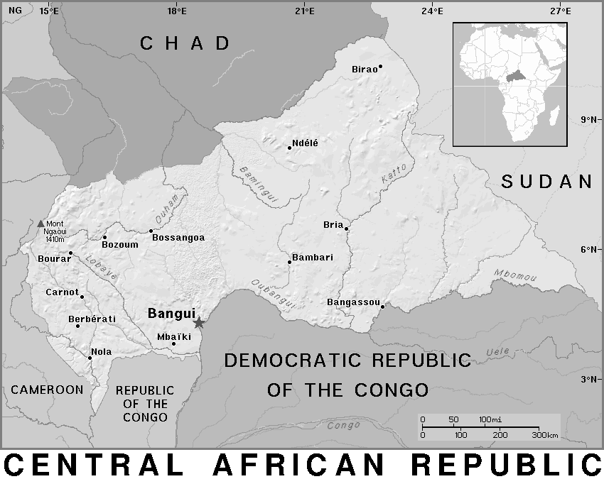 Central African Republic BW