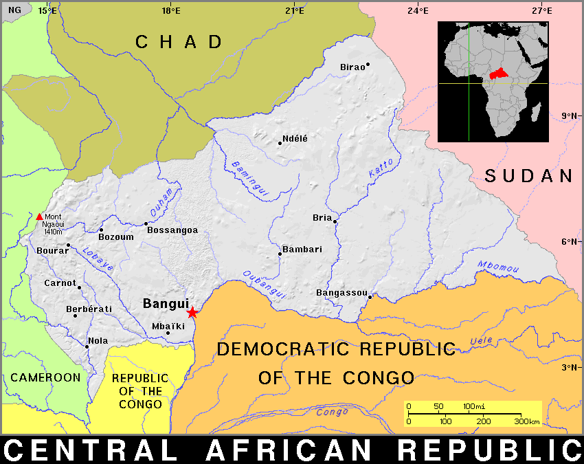 Central African Republic dark