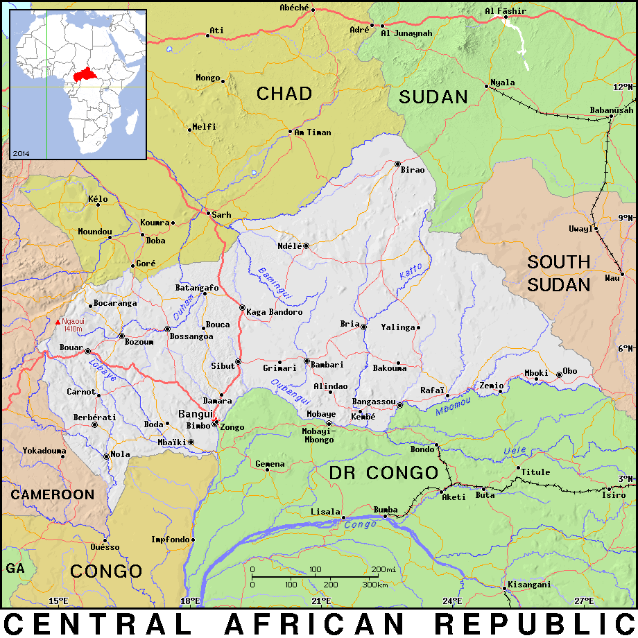 Central African Republic detailed 2