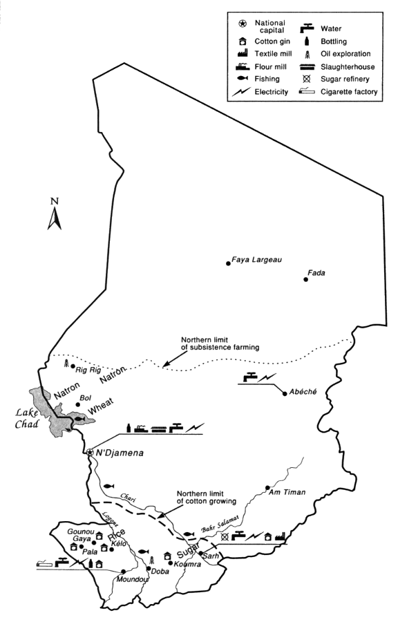 Chad economic activity 2002