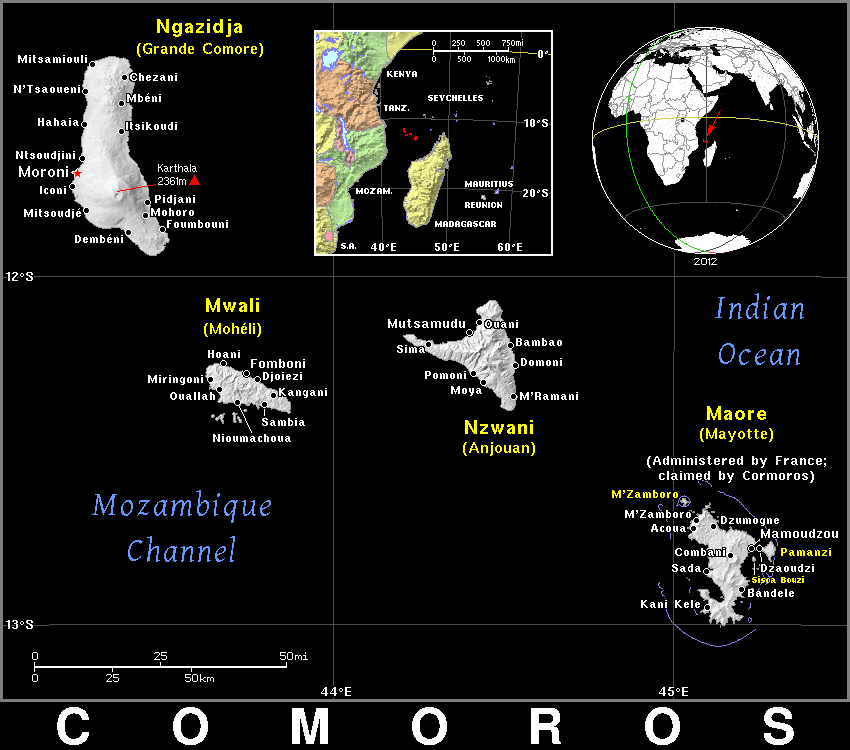 Comoros detailed dark