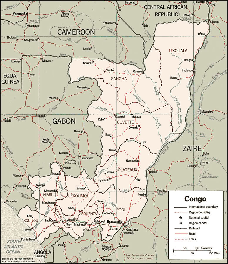 Congo Republic political 1990