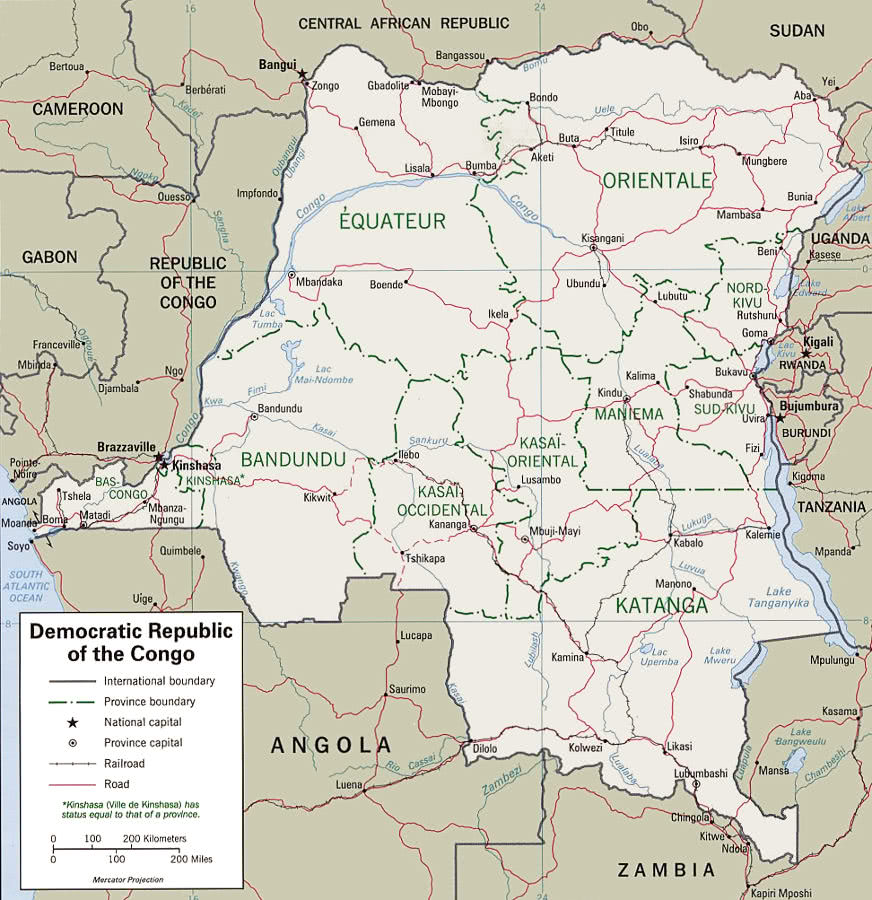 Congo Dem Rep political 1998