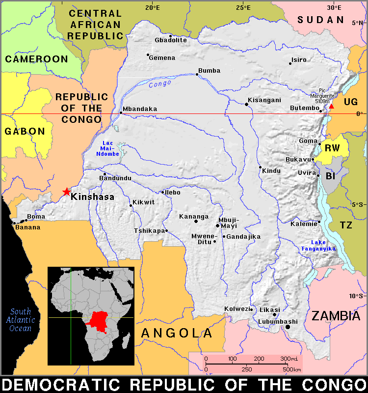 Democratic Republic of the Congo dark