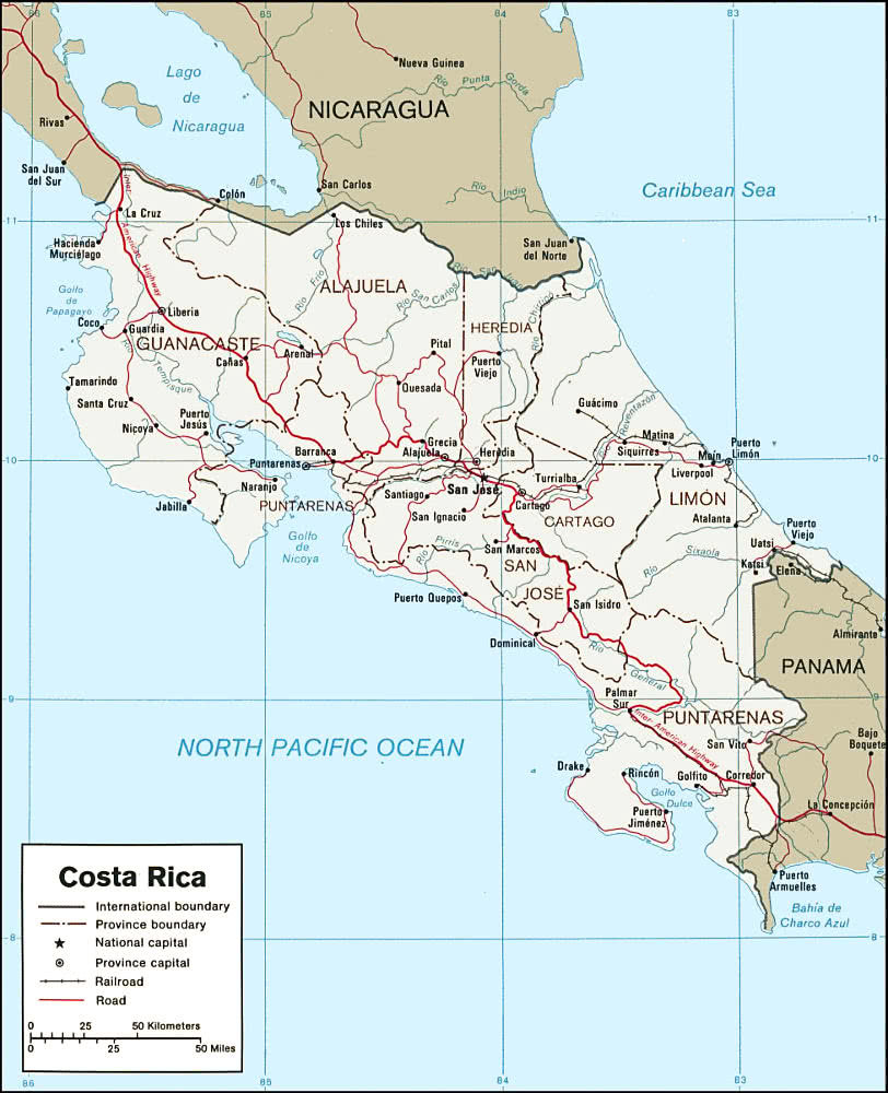 Costa Rica political 1987